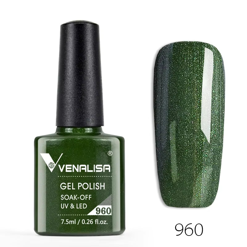 Professional Nail Gel Polish - 60 Colors, TPO-Free, HEMA-Free, Odorless, Organic UV Gel Varnish for Soak-Off Nail Art