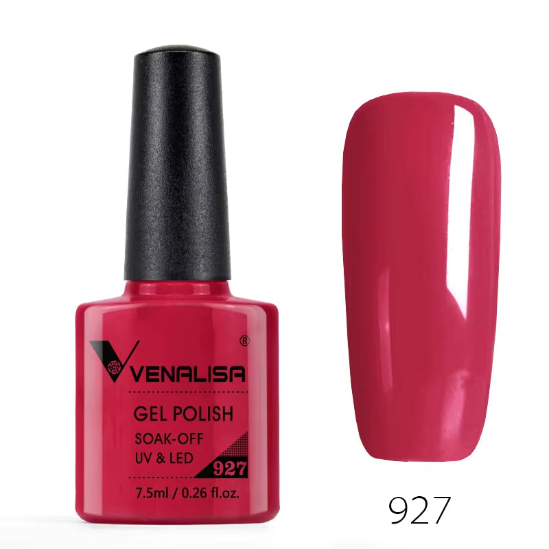 Professional Nail Gel Polish - 60 Colors, TPO-Free, HEMA-Free, Odorless, Organic UV Gel Varnish for Soak-Off Nail Art