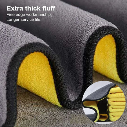 Microfiber Car Wash Towel - 30x30 cm (60 cm) Hemmed Drying Cloth for Vehicle Detailing and Care