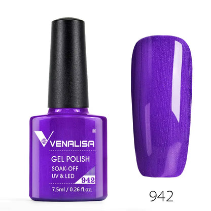 Professional Nail Gel Polish - 60 Colors, TPO-Free, HEMA-Free, Odorless, Organic UV Gel Varnish for Soak-Off Nail Art