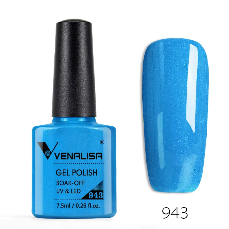 Professional Nail Gel Polish - 60 Colors, TPO-Free, HEMA-Free, Odorless, Organic UV Gel Varnish for Soak-Off Nail Art