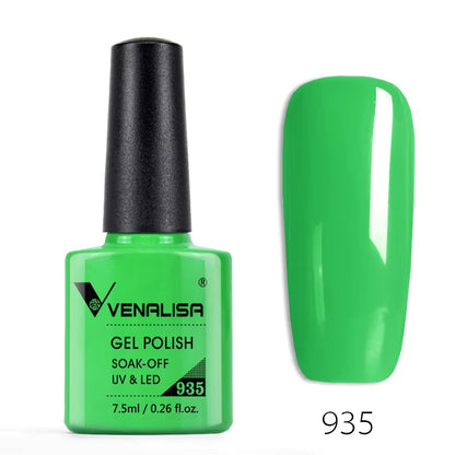 Professional Nail Gel Polish - 60 Colors, TPO-Free, HEMA-Free, Odorless, Organic UV Gel Varnish for Soak-Off Nail Art