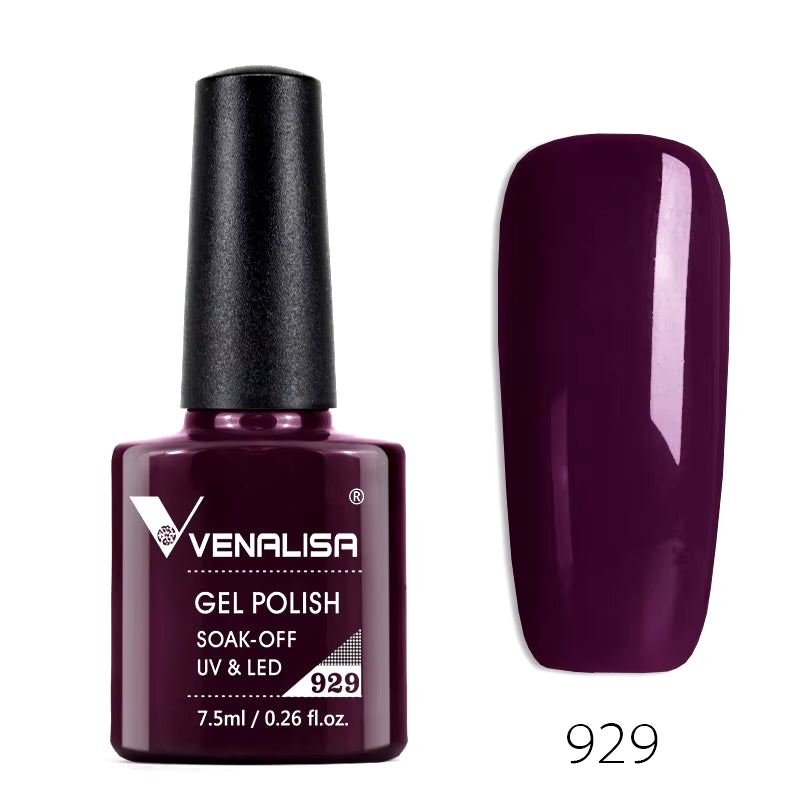 Professional Nail Gel Polish - 60 Colors, TPO-Free, HEMA-Free, Odorless, Organic UV Gel Varnish for Soak-Off Nail Art