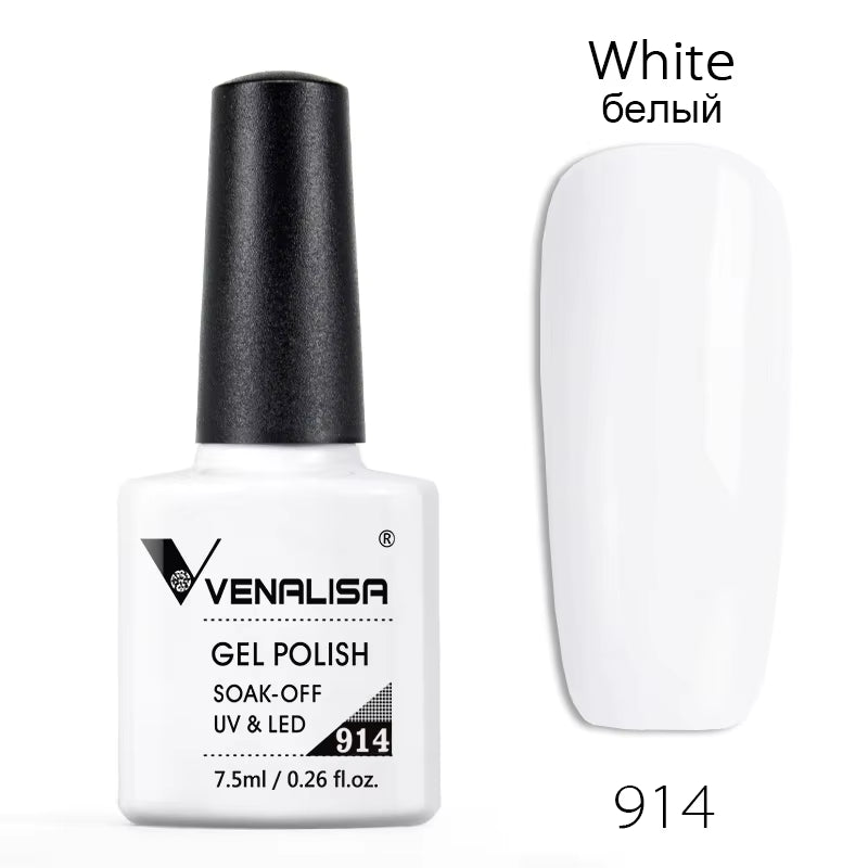 Professional Nail Gel Polish - 60 Colors, TPO-Free, HEMA-Free, Odorless, Organic UV Gel Varnish for Soak-Off Nail Art