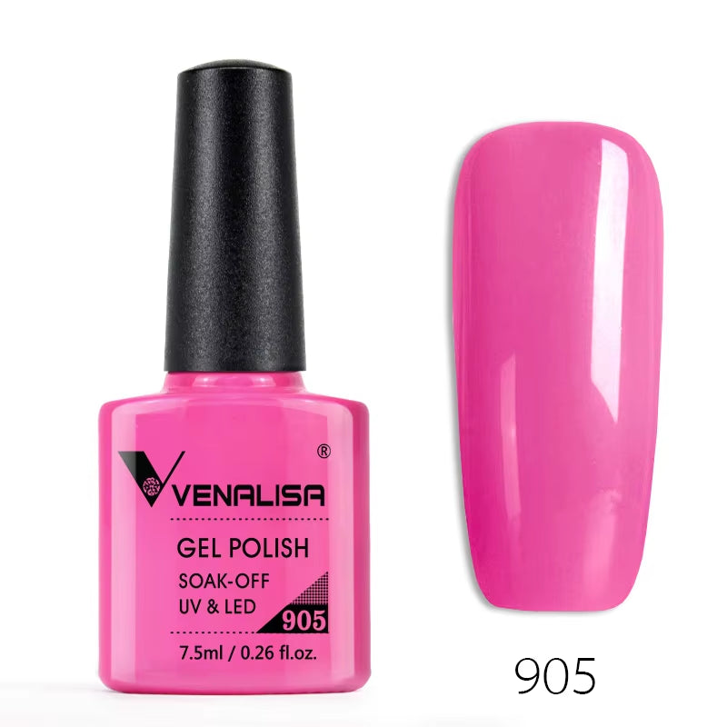 Professional Nail Gel Polish - 60 Colors, TPO-Free, HEMA-Free, Odorless, Organic UV Gel Varnish for Soak-Off Nail Art