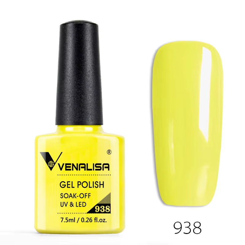 Professional Nail Gel Polish - 60 Colors, TPO-Free, HEMA-Free, Odorless, Organic UV Gel Varnish for Soak-Off Nail Art