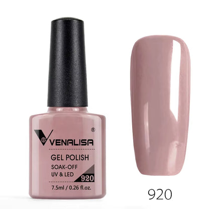 Professional Nail Gel Polish - 60 Colors, TPO-Free, HEMA-Free, Odorless, Organic UV Gel Varnish for Soak-Off Nail Art