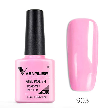Professional Nail Gel Polish - 60 Colors, TPO-Free, HEMA-Free, Odorless, Organic UV Gel Varnish for Soak-Off Nail Art