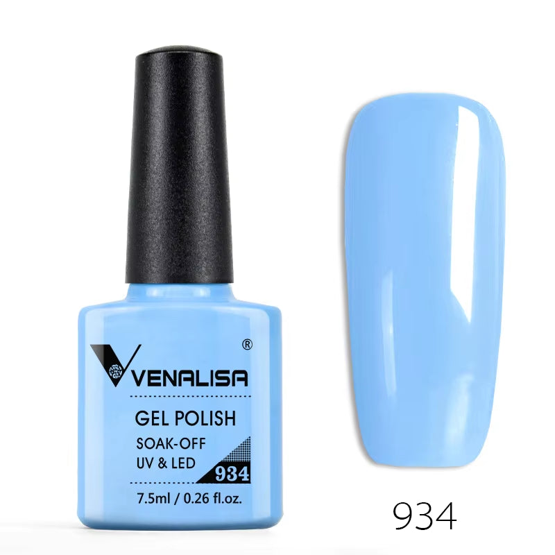Professional Nail Gel Polish - 60 Colors, TPO-Free, HEMA-Free, Odorless, Organic UV Gel Varnish for Soak-Off Nail Art