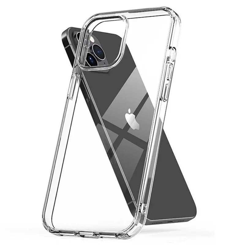 Premium Ultra-Thin Clear Silicone Case for iPhone 15, 14, 13, 12, 11 Pro, XS Max, Mini, XR, X, 7, 8, 6S Plus, 6, SE (2020, 2022, 2016), 5, 5S - Back Cover