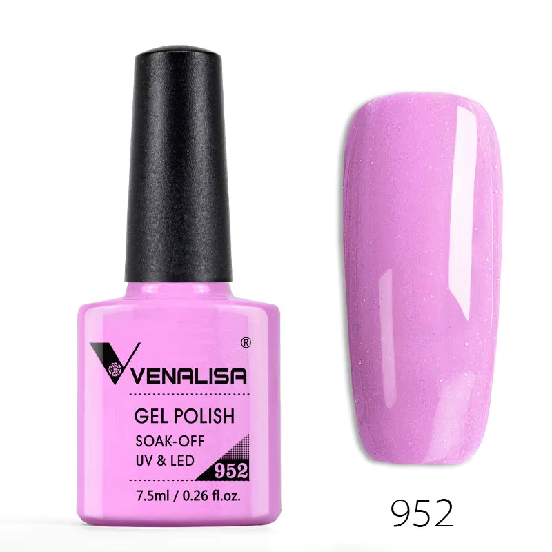 Professional Nail Gel Polish - 60 Colors, TPO-Free, HEMA-Free, Odorless, Organic UV Gel Varnish for Soak-Off Nail Art