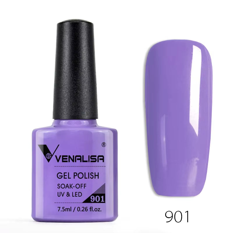 Professional Nail Gel Polish - 60 Colors, TPO-Free, HEMA-Free, Odorless, Organic UV Gel Varnish for Soak-Off Nail Art