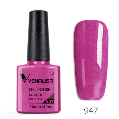 Professional Nail Gel Polish - 60 Colors, TPO-Free, HEMA-Free, Odorless, Organic UV Gel Varnish for Soak-Off Nail Art