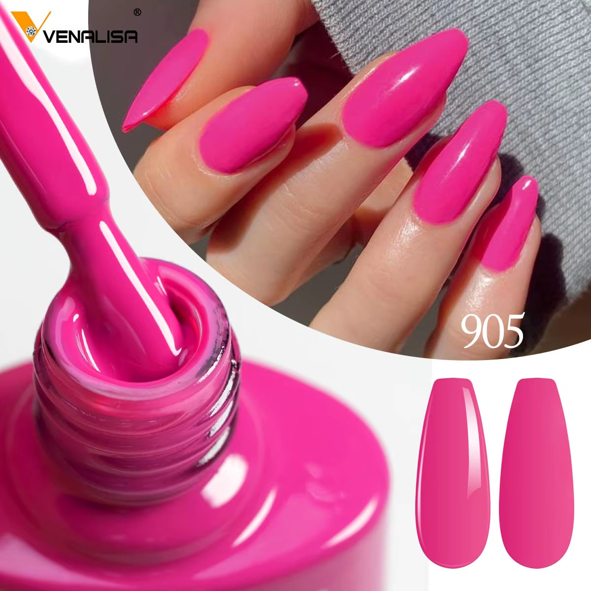 Professional Nail Gel Polish - 60 Colors, TPO-Free, HEMA-Free, Odorless, Organic UV Gel Varnish for Soak-Off Nail Art