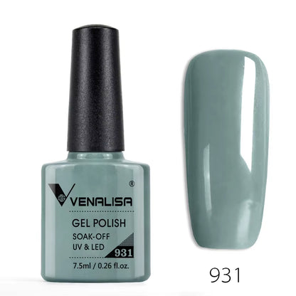 Professional Nail Gel Polish - 60 Colors, TPO-Free, HEMA-Free, Odorless, Organic UV Gel Varnish for Soak-Off Nail Art