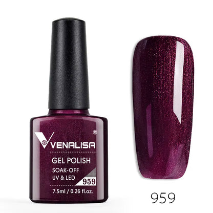 Professional Nail Gel Polish - 60 Colors, TPO-Free, HEMA-Free, Odorless, Organic UV Gel Varnish for Soak-Off Nail Art