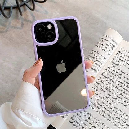 Candy Shockproof Silicone Bumper Case for iPhone 17, 16, 15, 14, 11, 12, 13 Pro Max, XS, XR - Transparent Protective Back Cover