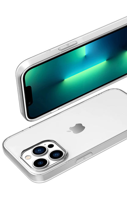 Premium Ultra-Thin Clear Silicone Case for iPhone 15, 14, 13, 12, 11 Pro, XS Max, Mini, XR, X, 7, 8, 6S Plus, 6, SE (2020, 2022, 2016), 5, 5S - Back Cover