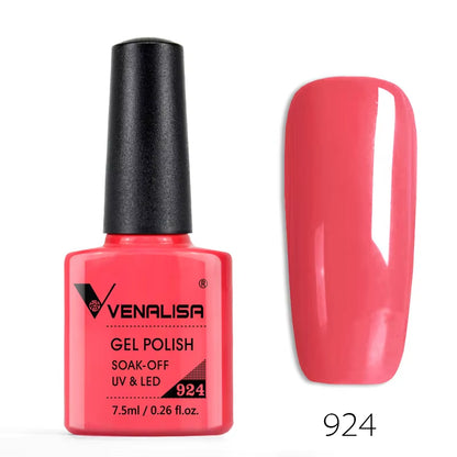 Professional Nail Gel Polish - 60 Colors, TPO-Free, HEMA-Free, Odorless, Organic UV Gel Varnish for Soak-Off Nail Art