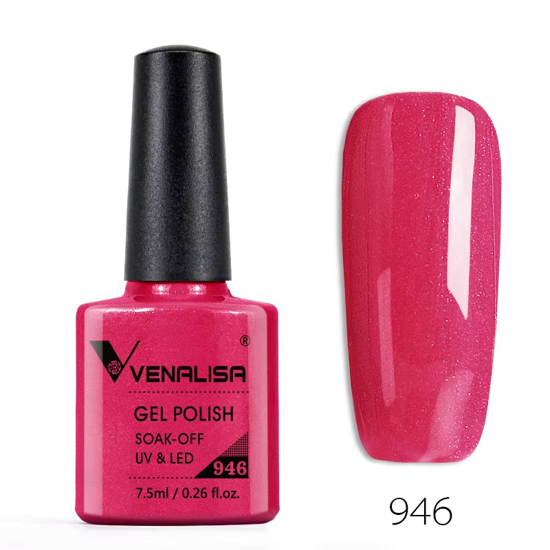 Professional Nail Gel Polish - 60 Colors, TPO-Free, HEMA-Free, Odorless, Organic UV Gel Varnish for Soak-Off Nail Art
