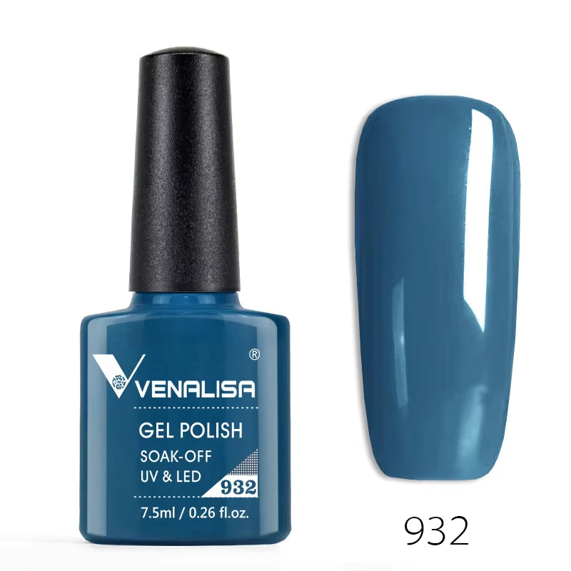 Professional Nail Gel Polish - 60 Colors, TPO-Free, HEMA-Free, Odorless, Organic UV Gel Varnish for Soak-Off Nail Art