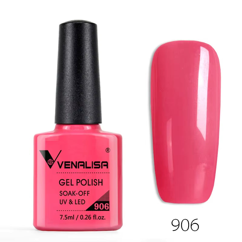Professional Nail Gel Polish - 60 Colors, TPO-Free, HEMA-Free, Odorless, Organic UV Gel Varnish for Soak-Off Nail Art