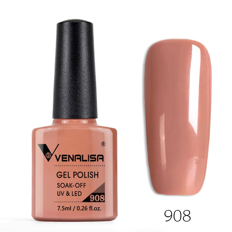 Professional Nail Gel Polish - 60 Colors, TPO-Free, HEMA-Free, Odorless, Organic UV Gel Varnish for Soak-Off Nail Art