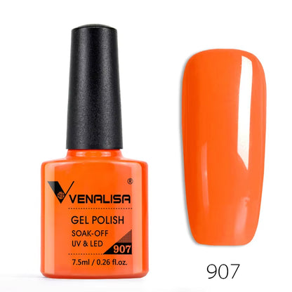 Professional Nail Gel Polish - 60 Colors, TPO-Free, HEMA-Free, Odorless, Organic UV Gel Varnish for Soak-Off Nail Art