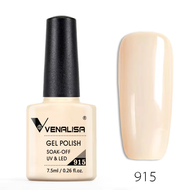 Professional Nail Gel Polish - 60 Colors, TPO-Free, HEMA-Free, Odorless, Organic UV Gel Varnish for Soak-Off Nail Art