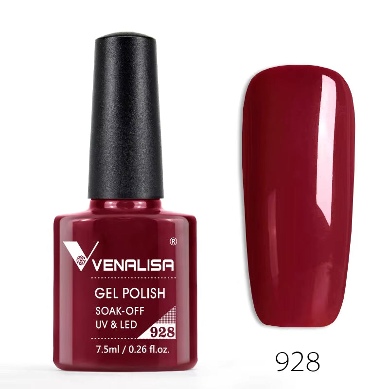 Professional Nail Gel Polish - 60 Colors, TPO-Free, HEMA-Free, Odorless, Organic UV Gel Varnish for Soak-Off Nail Art